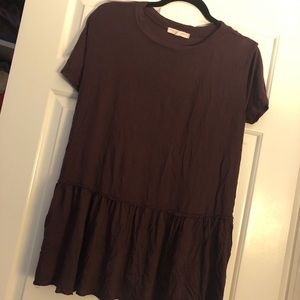babydoll peplum tee